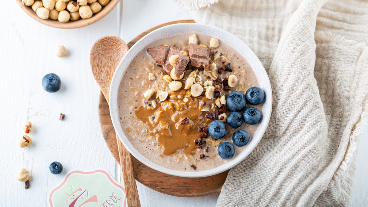 Schoko-Haselnuss-Porridge