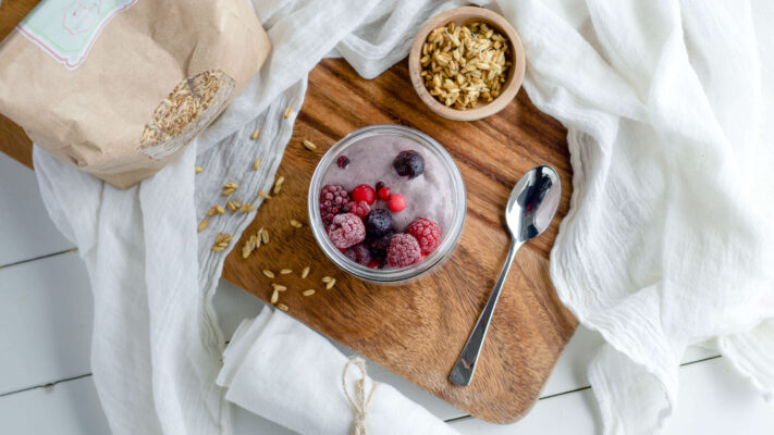 Overnight Oats | mit gekeimten Nackthafer