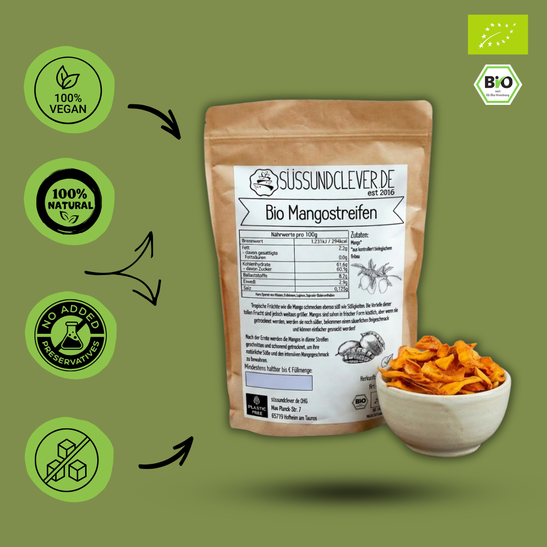 Bio Mangostreifen | Brooks | getrocknet