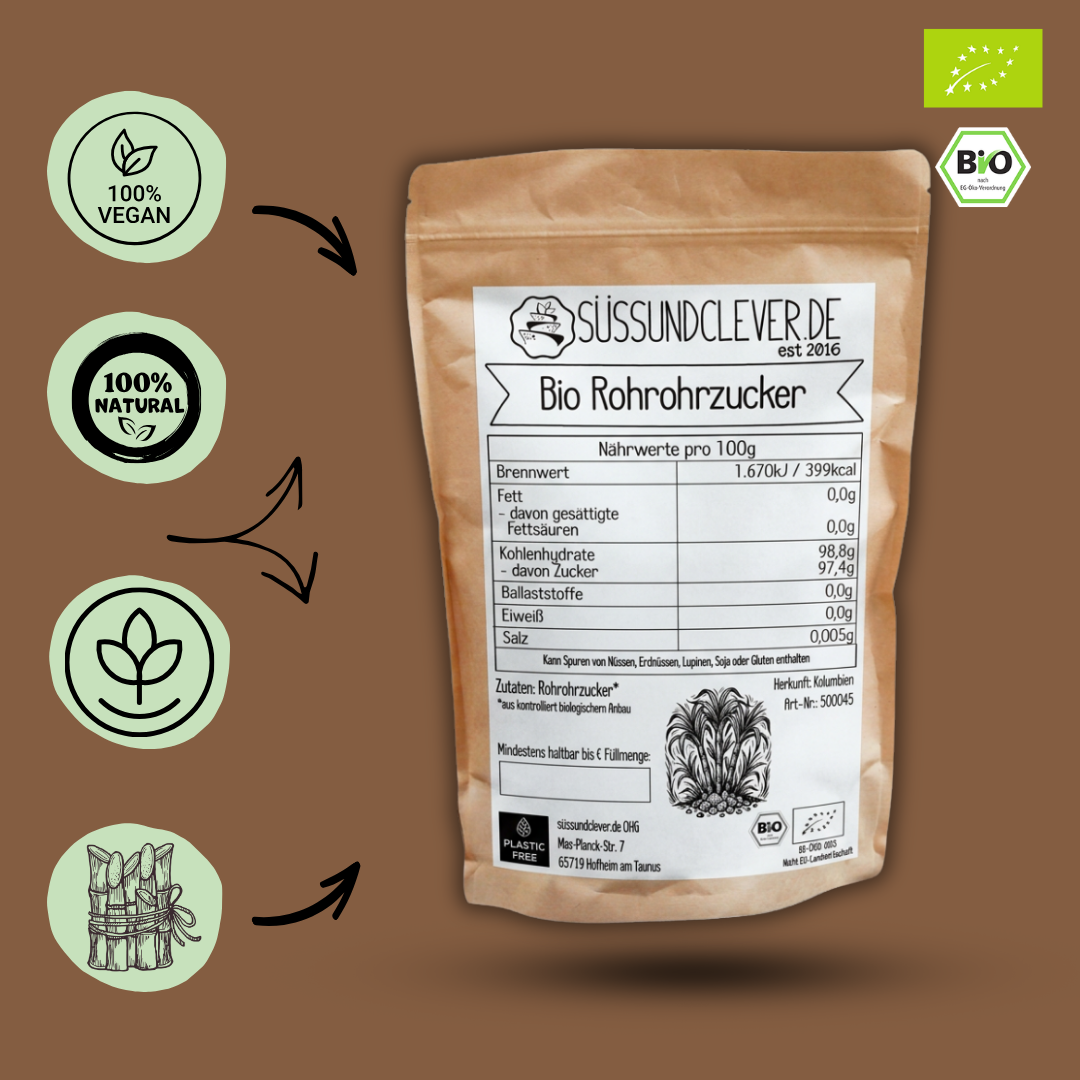 Bio Rohrohrzucker | mild karamellige Süße