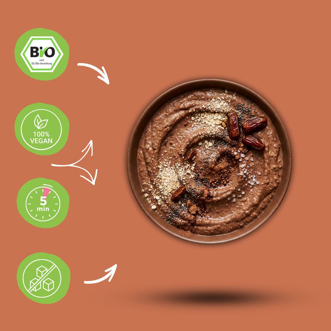 Bio Smoothie Bowl | "Protein-Chocolate Power" | 40% Protein | Fertigmischung