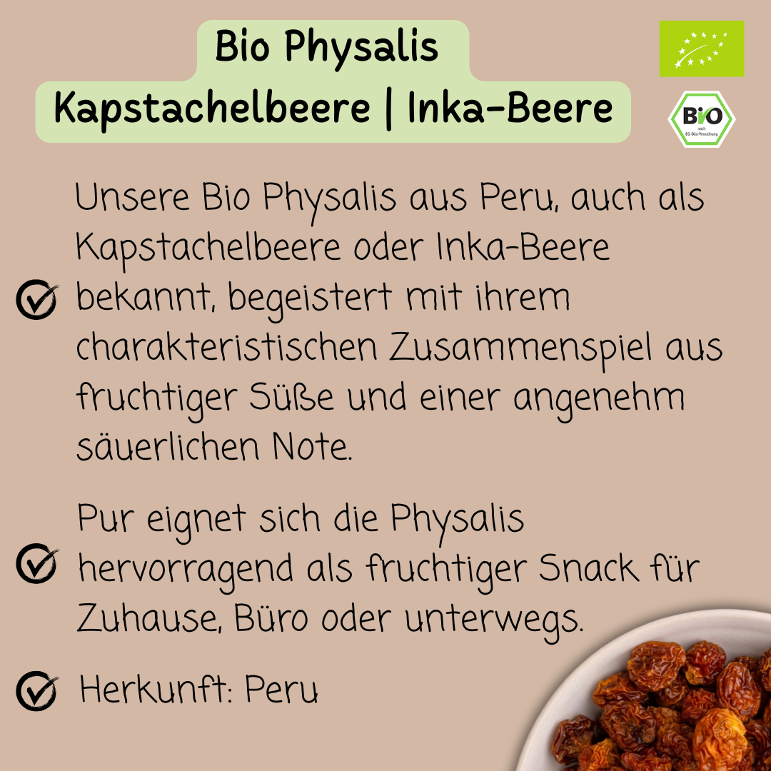 Bio Physalis | Kapstachelbeere | Inka-Beere