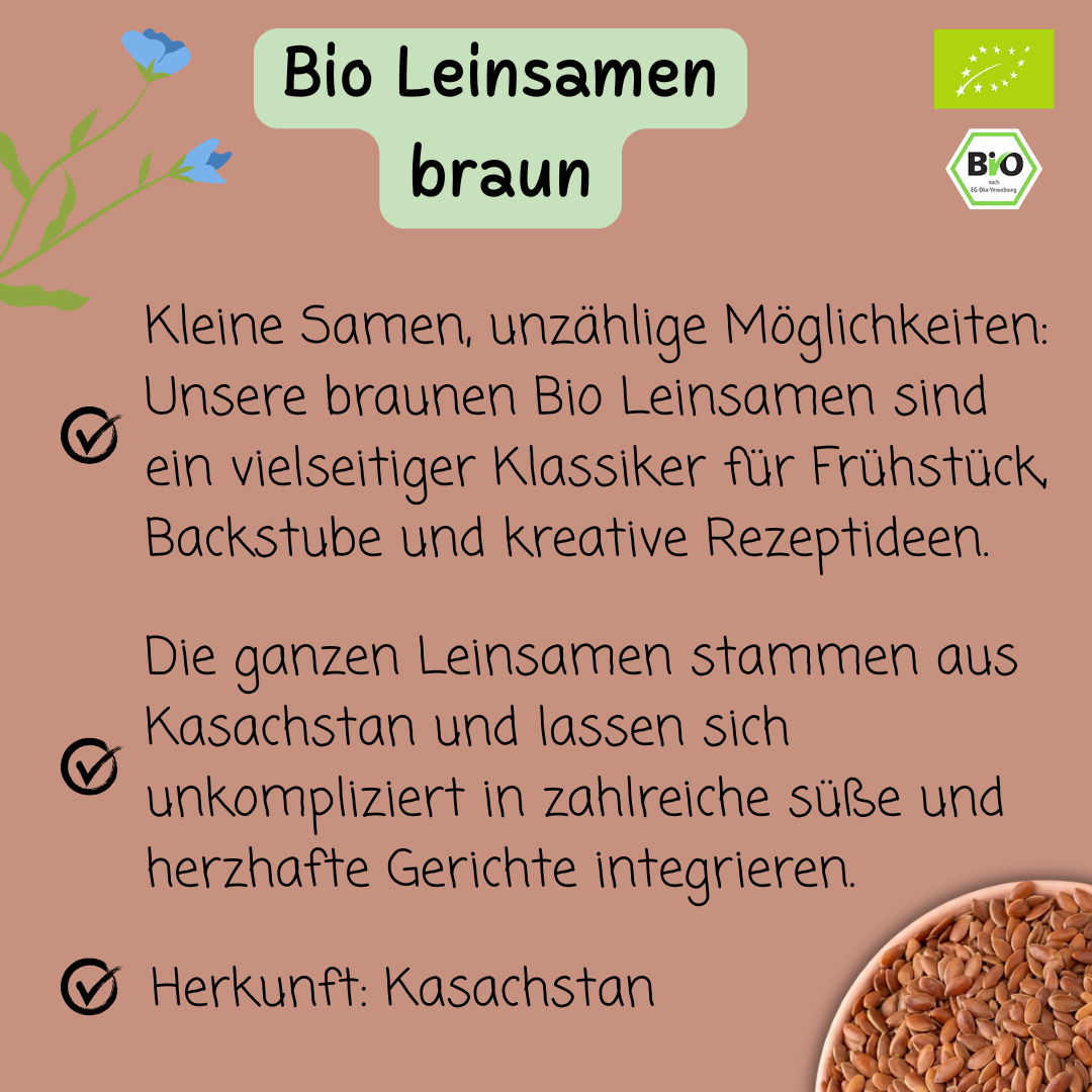 Bio Leinsamen | braun