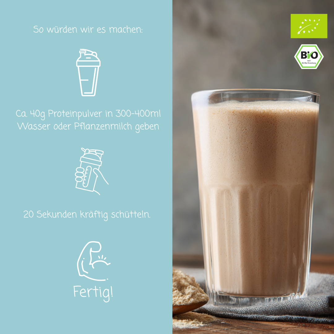 Bio Erbsenproteinpulver | Isolat | 82% Protein