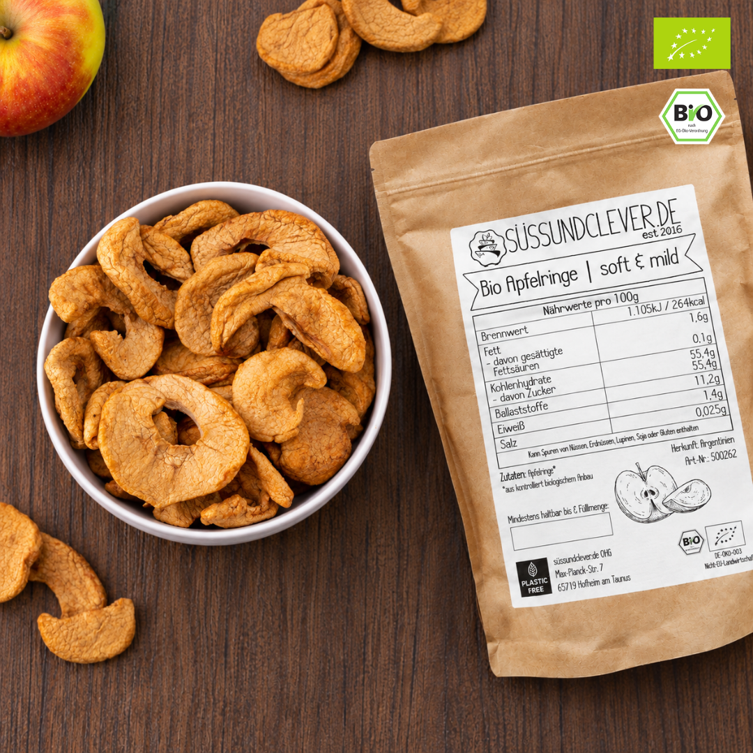 Bio Apfelringe | soft & mild | ungesüsst | aus Argentinien