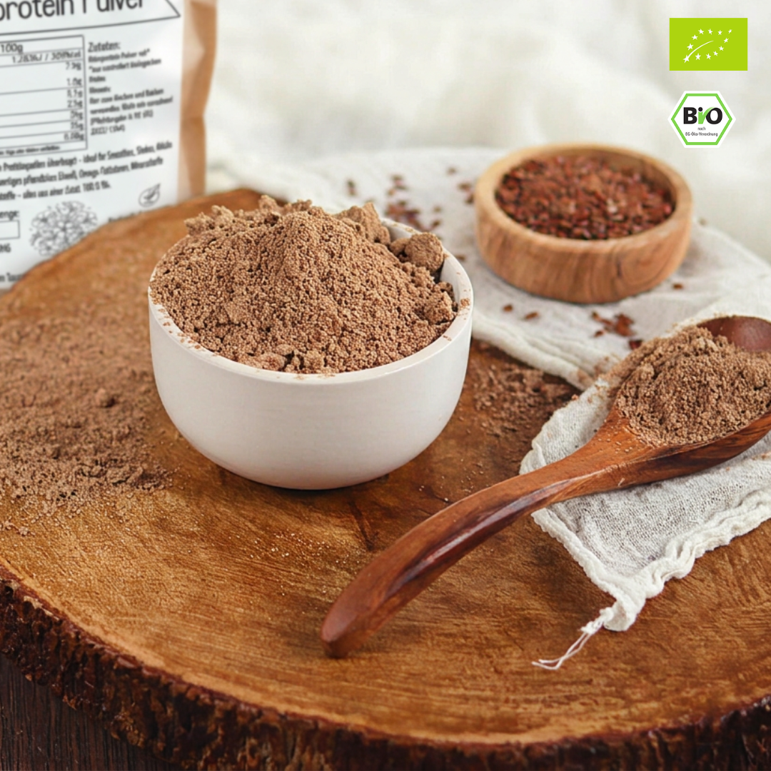 Bio Leinprotein Pulver | aus Österreich | 35 % pflanzliches Eiweiß