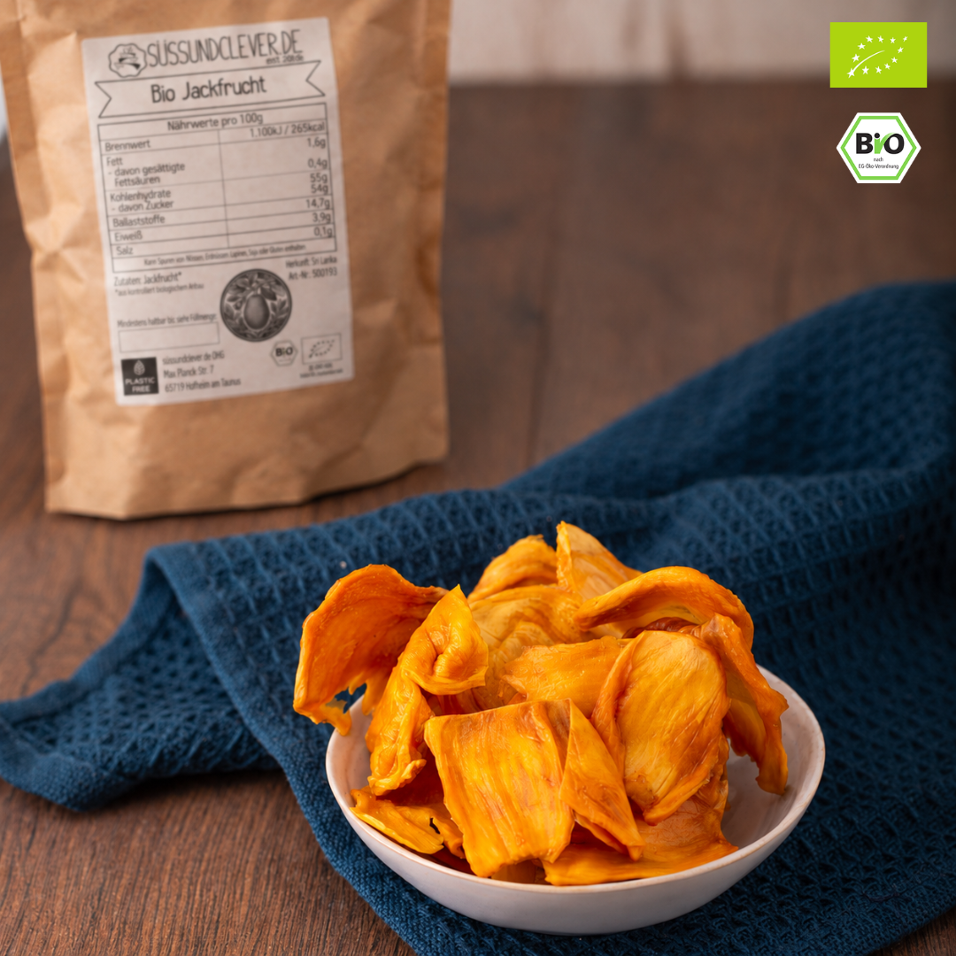 Bio Jackfrucht getrocknet | Jackobst | Jackfruit | exotisch & fruchtig