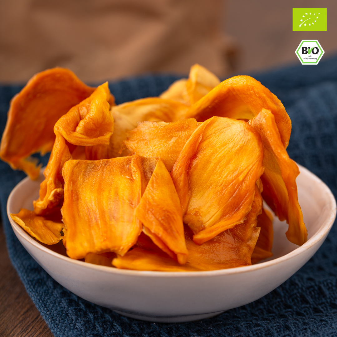 Bio Jackfrucht getrocknet | Jackobst | Jackfruit | exotisch & fruchtig