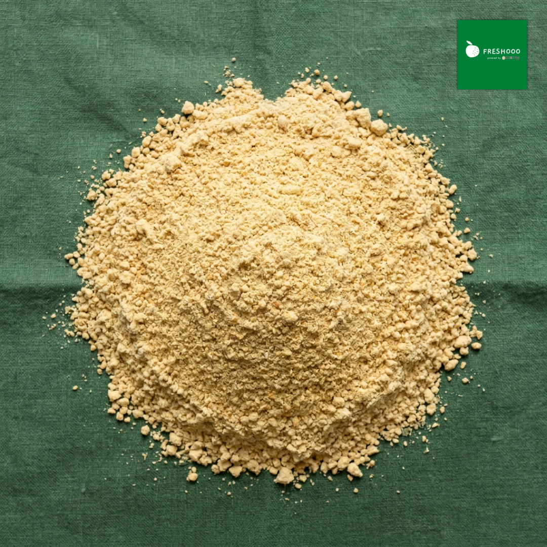 freshooo® Erdnussmehl entölt | Erdnussprotein - Roh | 55g Protein