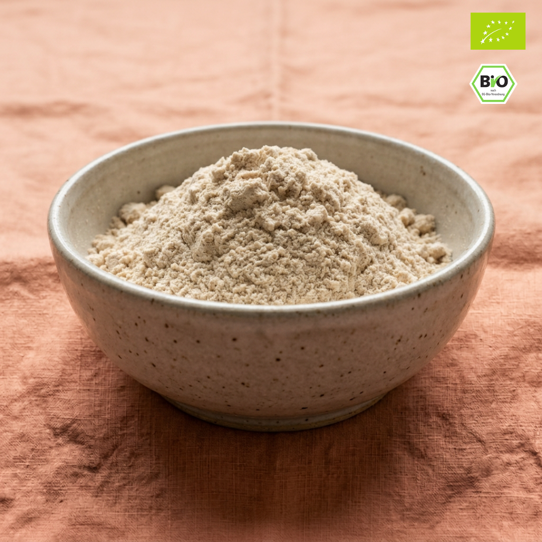 Bio Proteinpulver | "Banana-Punch" | Vegan & 52% Protein | mit Dattelsüße