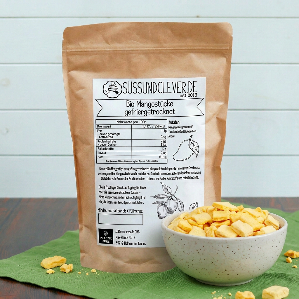 Bio Mangochips | Mangostücke | gefriergetrocknet