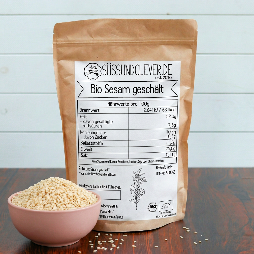 Bio Sesam | geschält | weiss