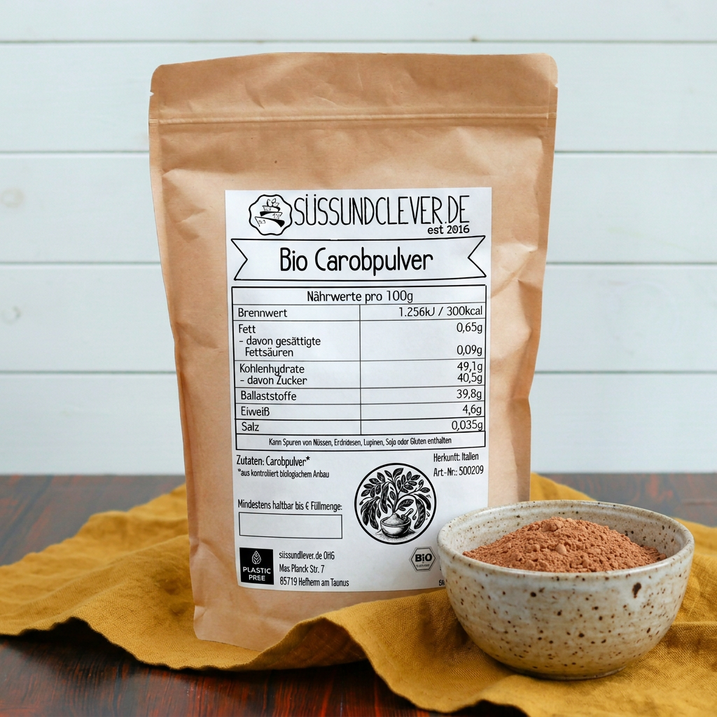 Bio Carobpulver | Johannisbrot gemahlen | aus Italien
