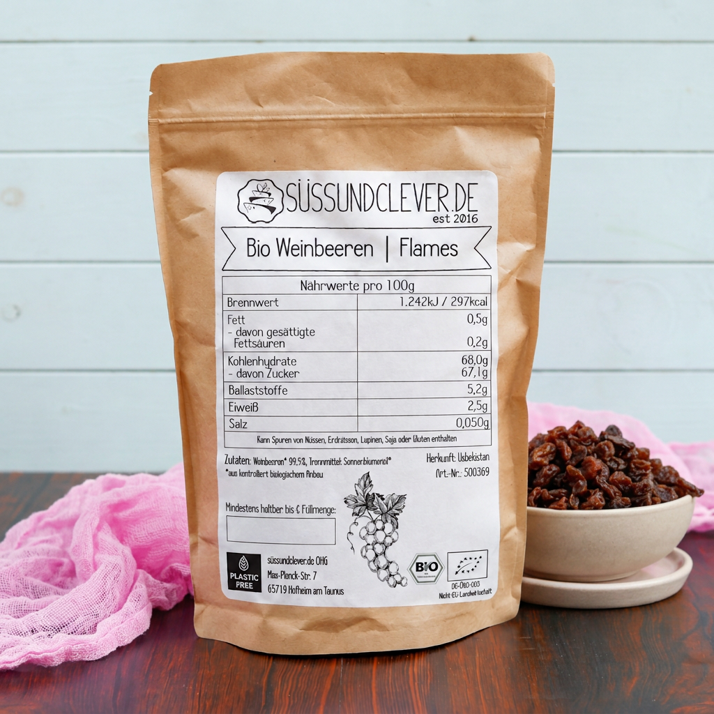 Bio Weinbeeren | Rosinen | Sorte Flames