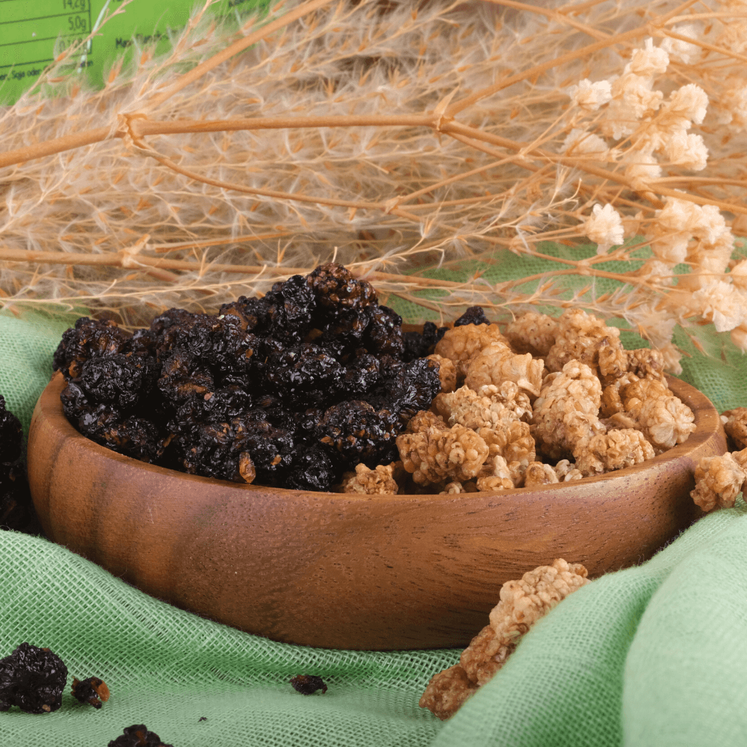 Bio Maulbeeren-Set: "Black & White" | je 1,0 kg