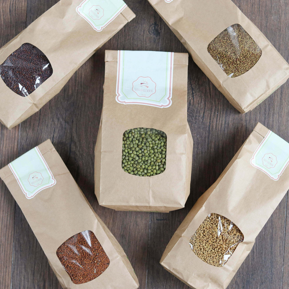Bio Set: "Lass es keimen!" | 5 x Keimsaaten | 3,0 kg