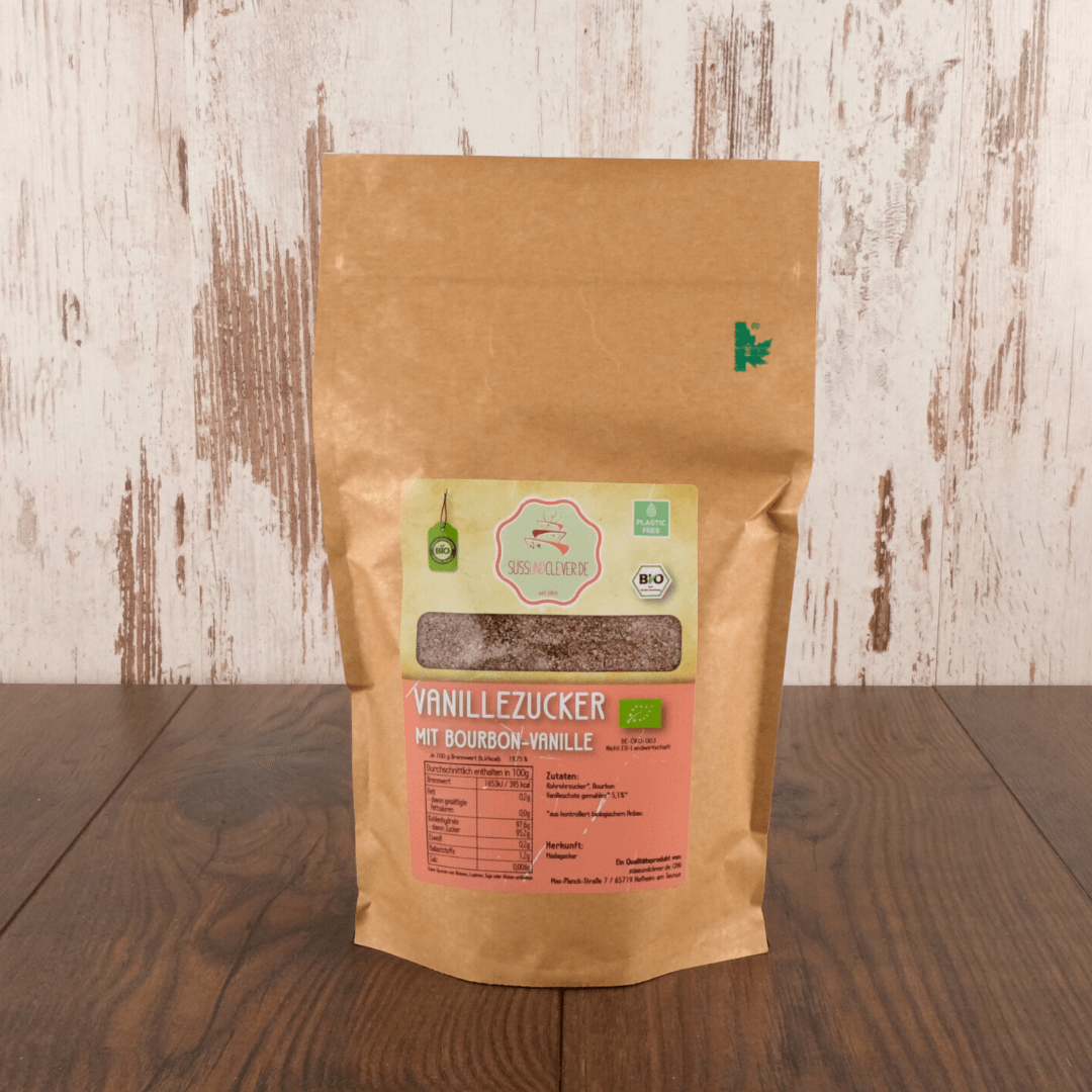 Bio Vanillezucker | mit 5,1% Bourbon Vanille aus Madagaskar