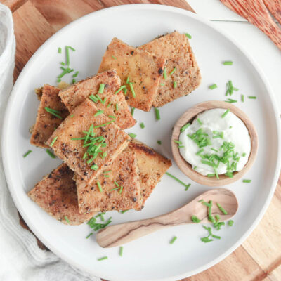 Tofu-Mini-Schnitzel | es geht auch vegan!