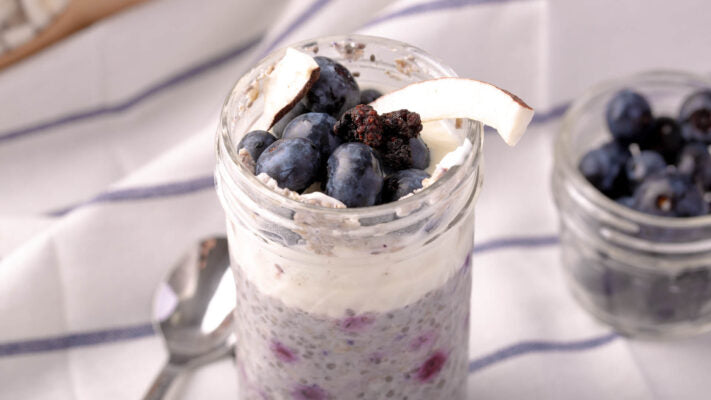 Blaubeer-Oatmeal | Zuckerfrei