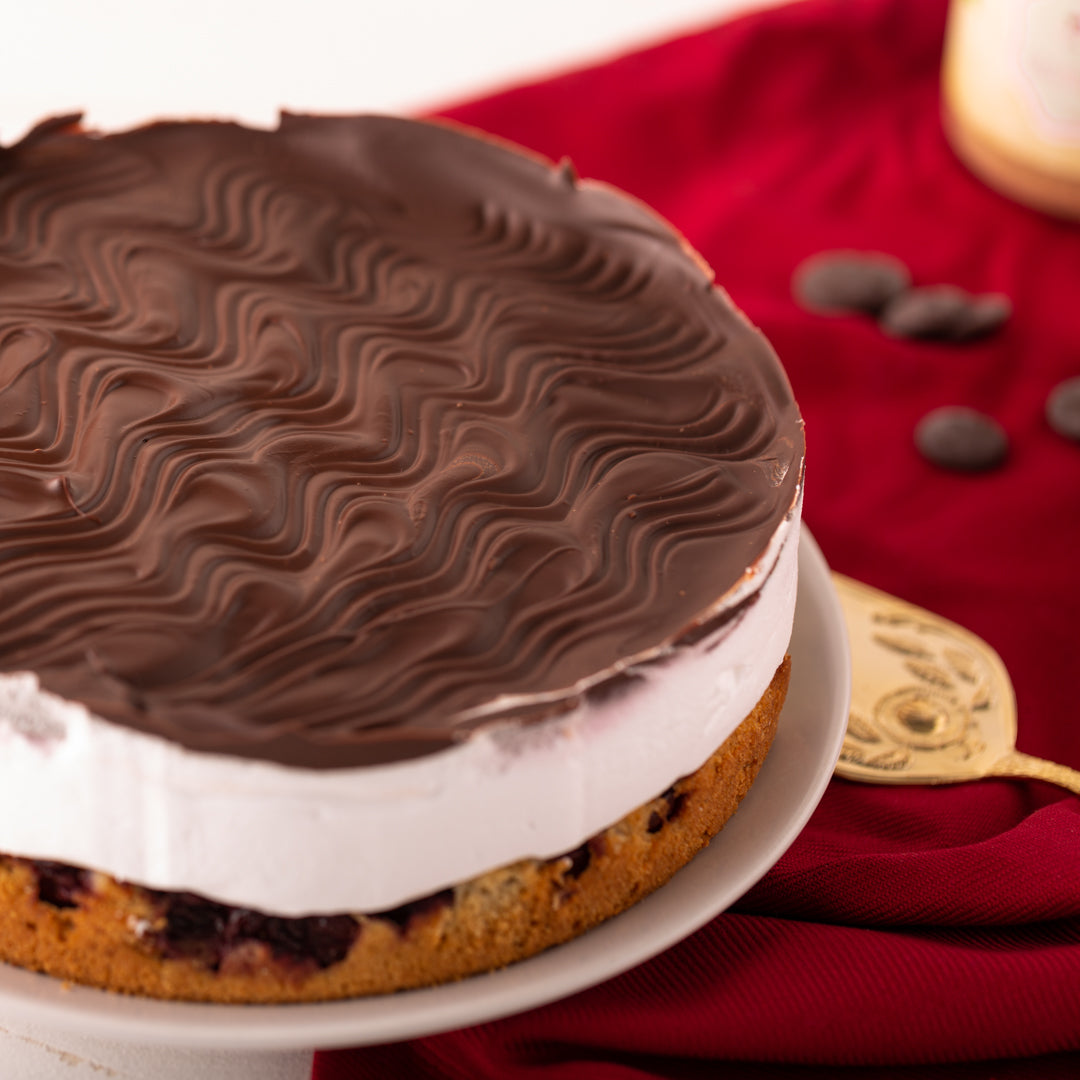 Klatschiger Donauwellen-Brownie-Kuchen | Donauwelle meets Brownies