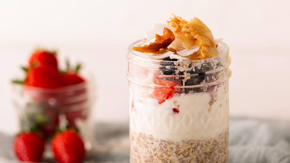 Erdbeer-Kokos-Oatmeal | Erfrischung pur!