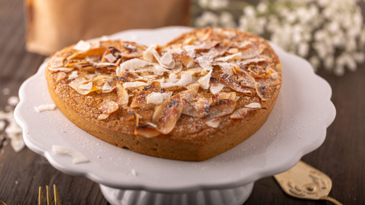 Orangen-Kokos-Kuchen | auf Kokosmilch Basis