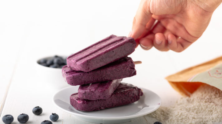 Himbeer-Kokos Eis | vegan & fresh