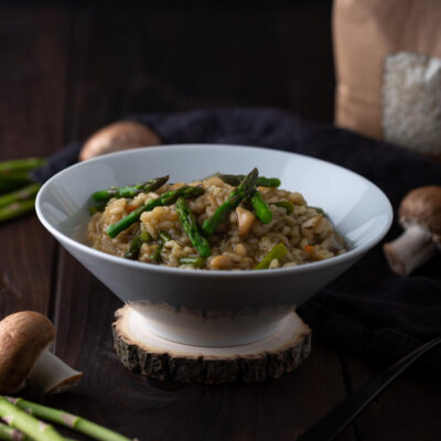 Champignon-Spargel Risotto | Gourmet