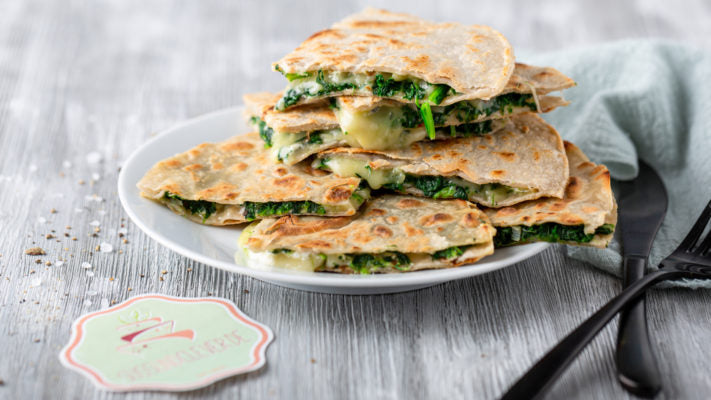 Quesadilla mit Spinat | Glutenfrei