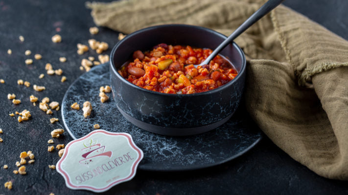 Veganes Protein-Chili | mit feinen Sojabrocken