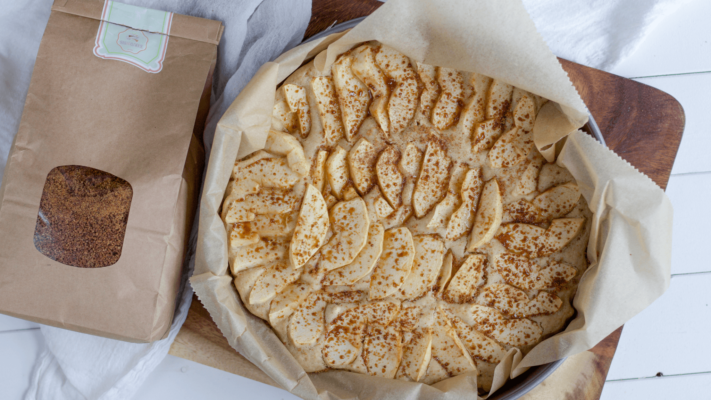 Dinkel-Apfelkuchen | mit Ahornsirup