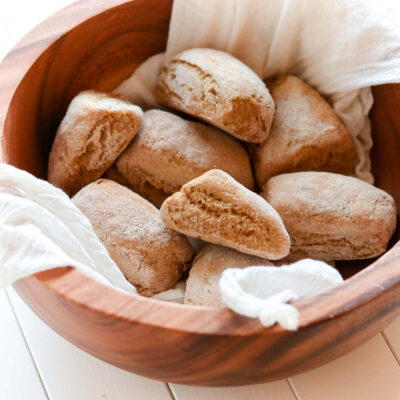 Kamutvollkorn-Brötchen | mit nur 4 Zutaten!
