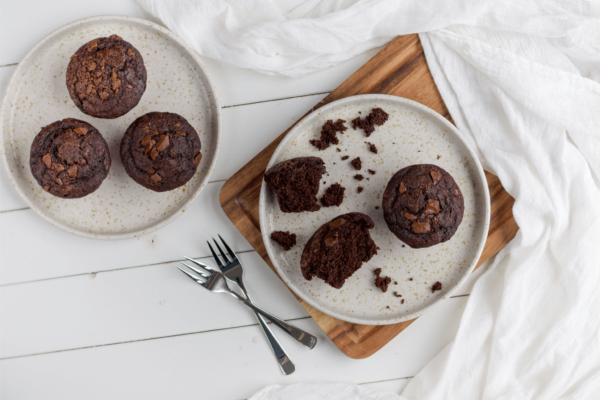 Vegane Schoko-Kürbismuffins | mit Kokosblütenzucker