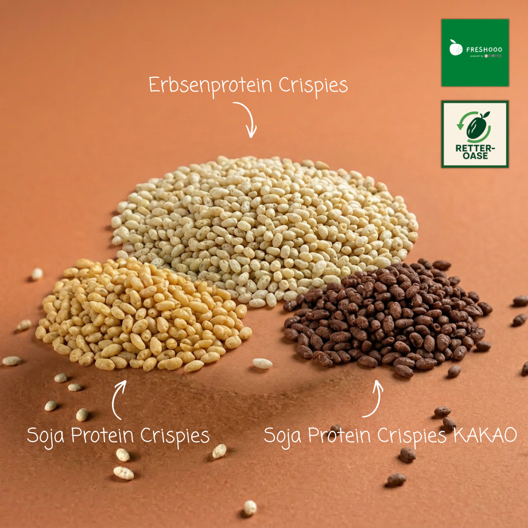 freshooo® Soja Protein Crispies | mit 80% Protein