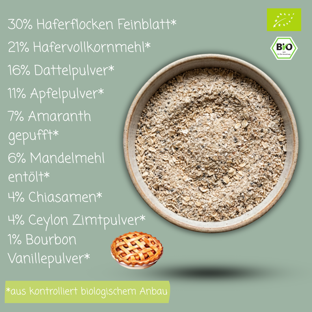 Bio Smoothie Bowl | "Apple-Cinnamon Pie" | Fertigmischung