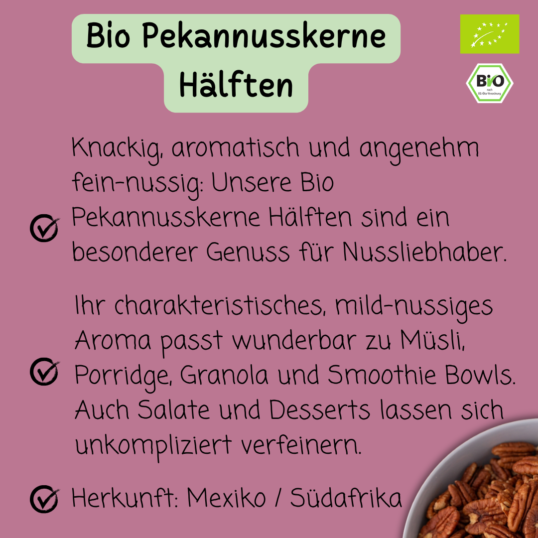 Bio Pekannusskerne | Hälften