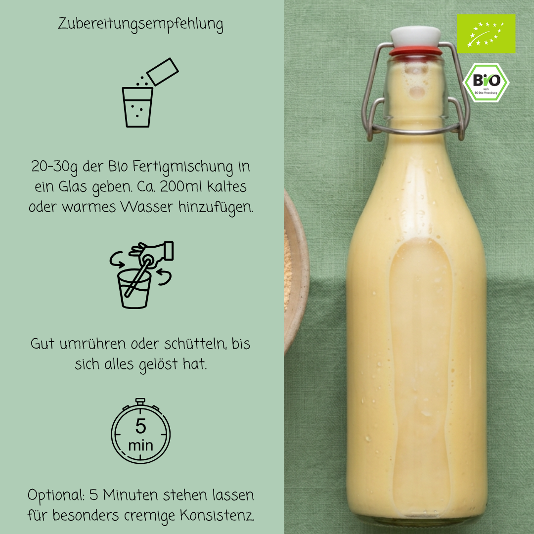 Bio Haferdrinkpulver | Mango mit Dattelsüße | vegan