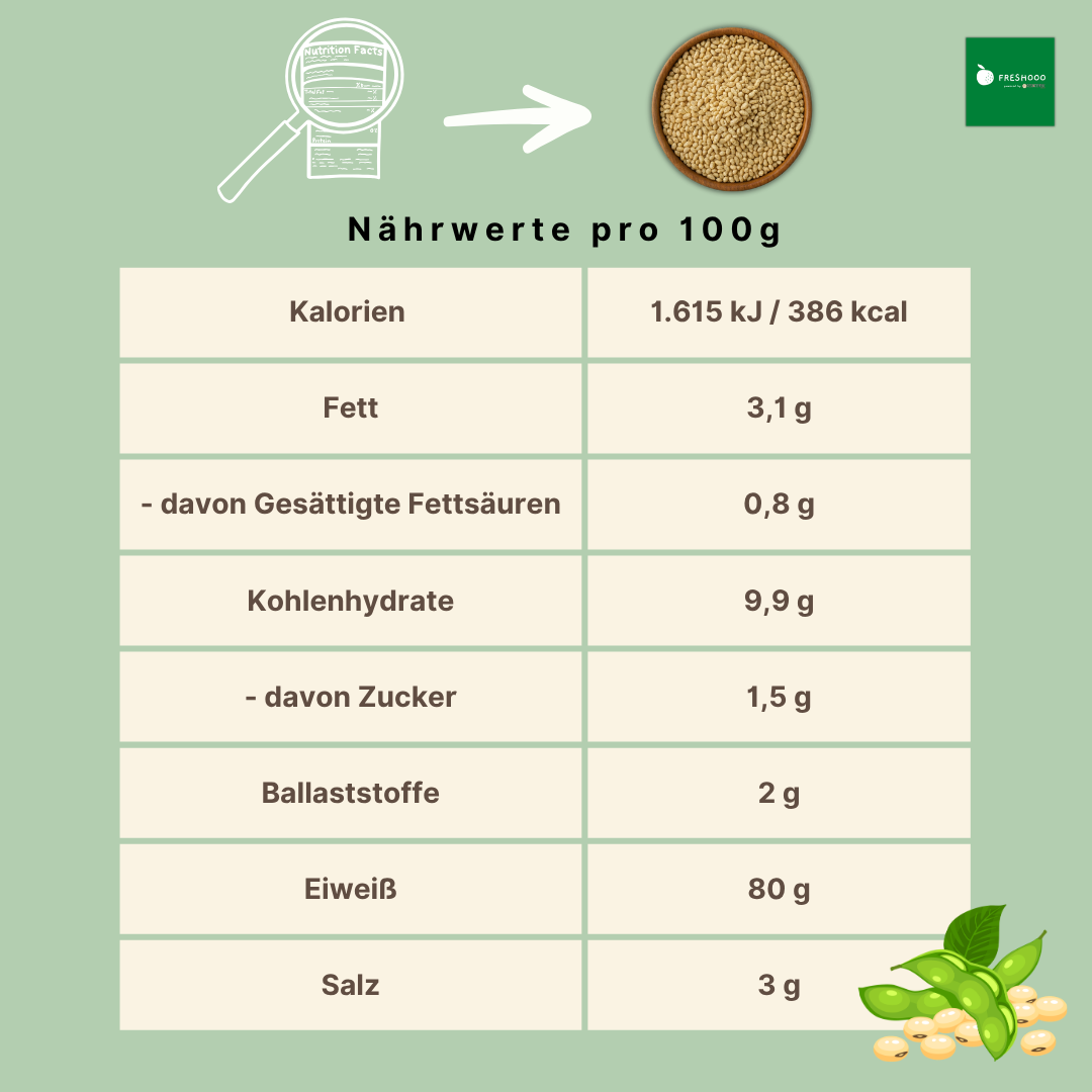 freshooo® Soja Protein Crispies | mit 80% Protein