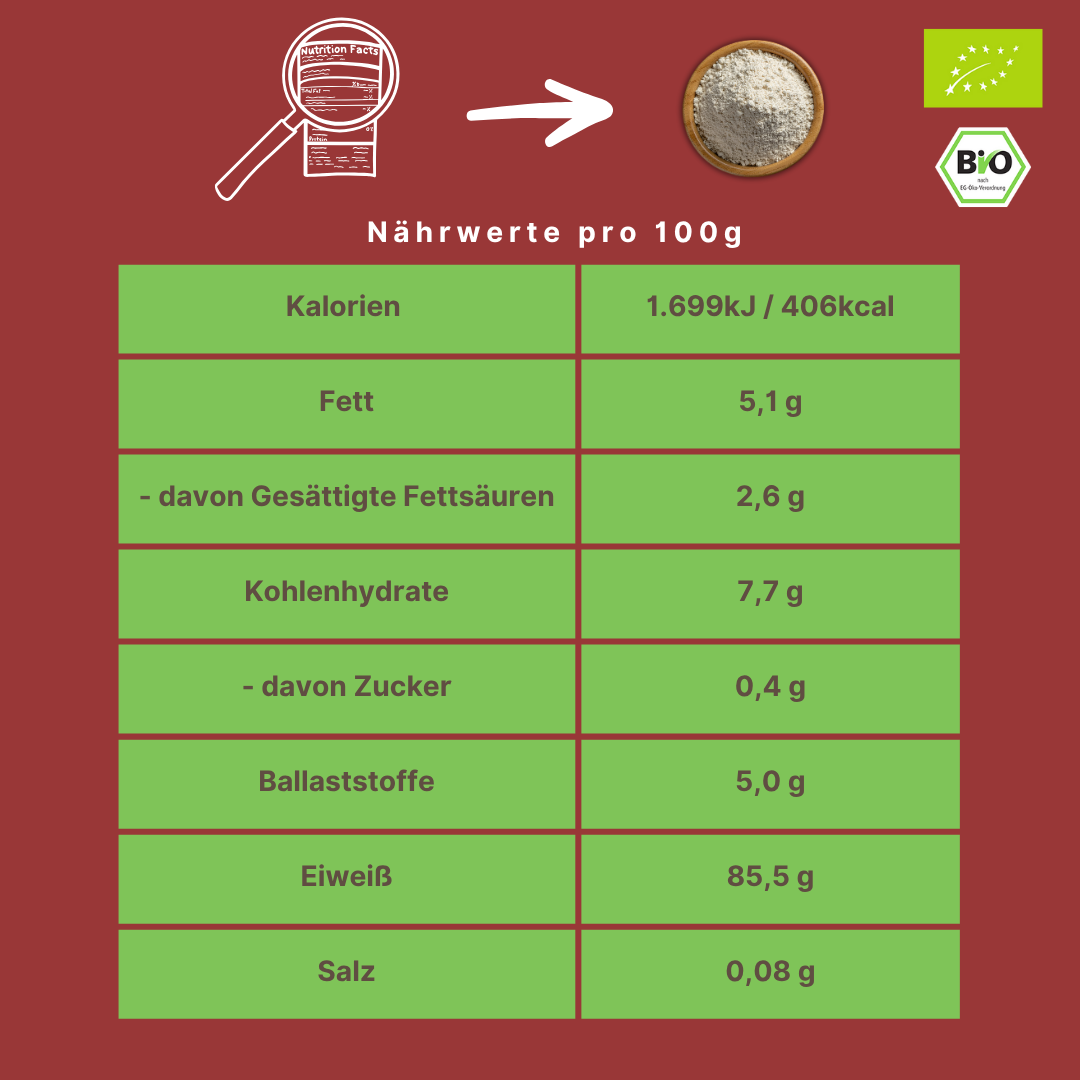 Bio Reisprotein Pulver | Isolat | 85% Protein