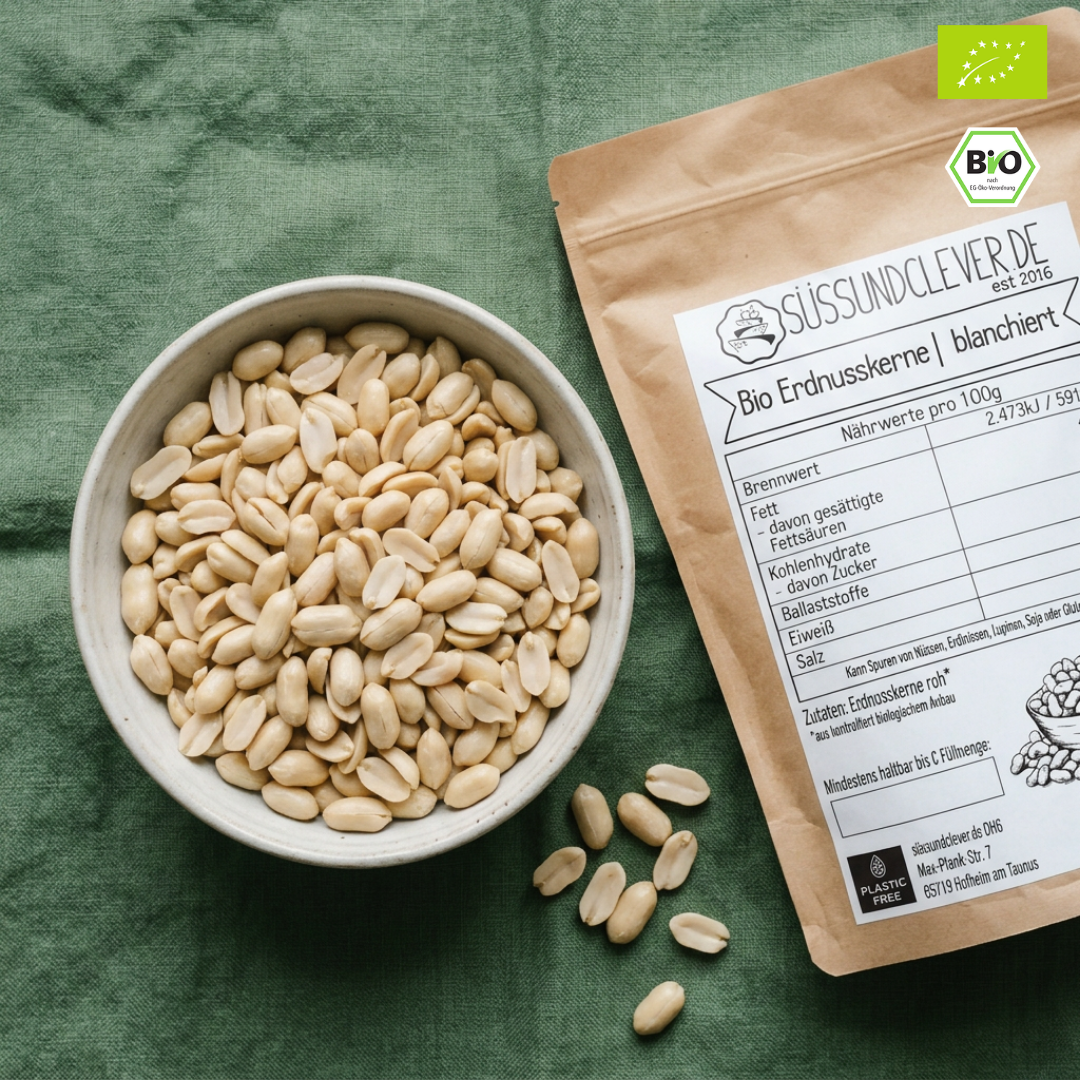 Bio Erdnusskerne | blanchiert | roh