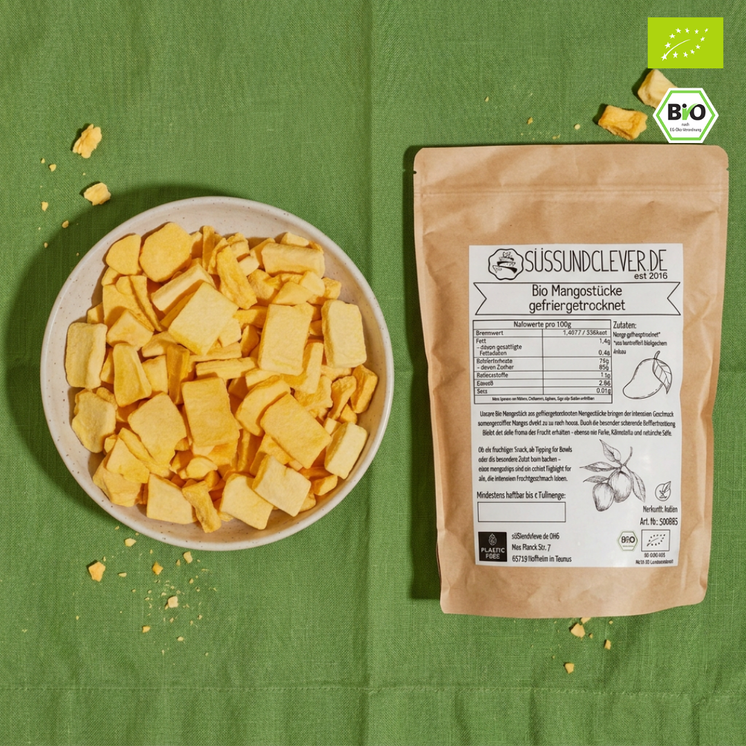 Bio Mangochips | Mangostücke | gefriergetrocknet