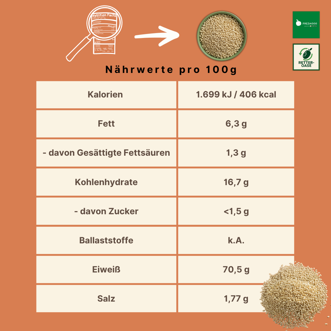 freshooo® Erbsenprotein Crispies | mit 70% Protein