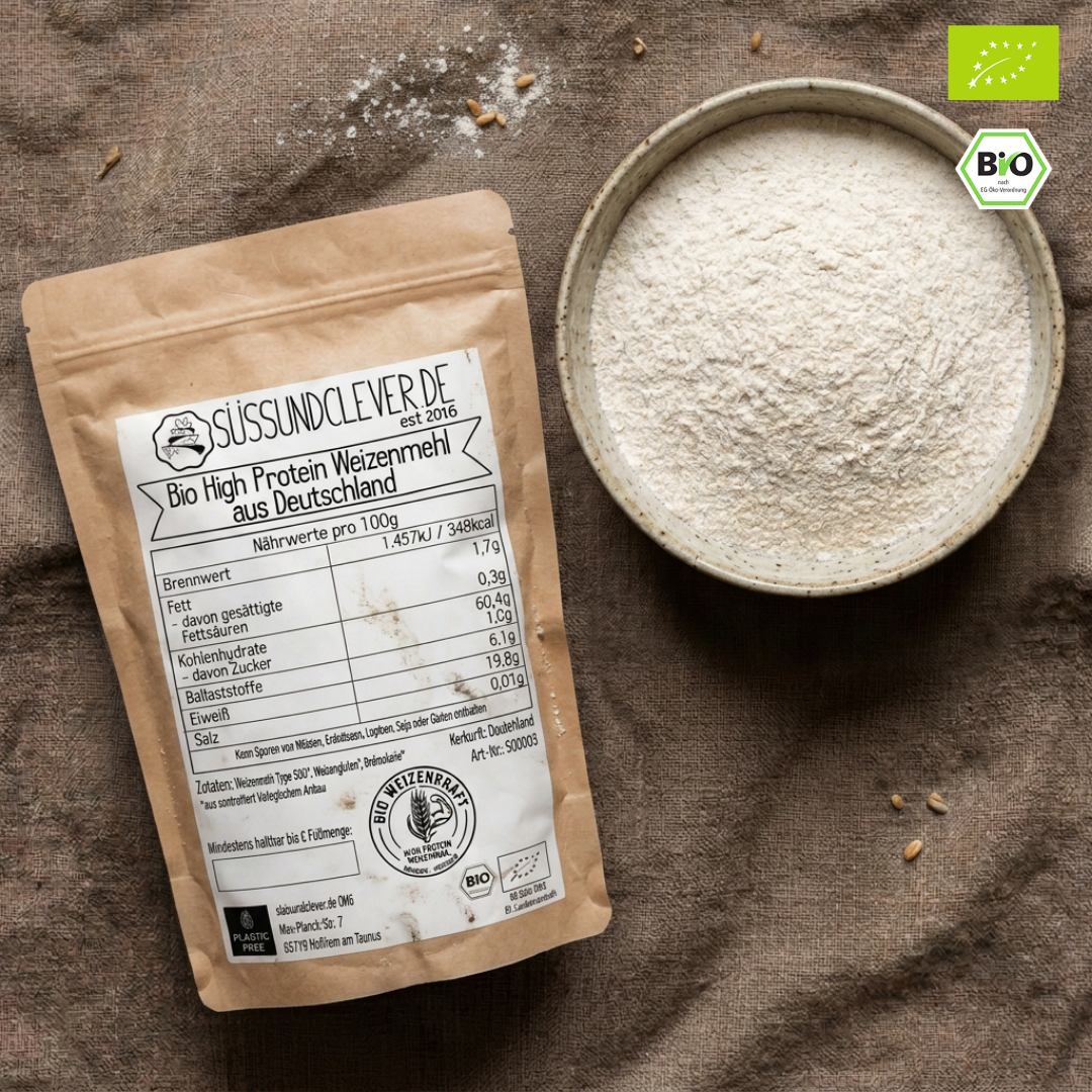 Bio High Protein Weizenmehl | 20% Protein | Zum Backen & Kochen | aus Deutschland