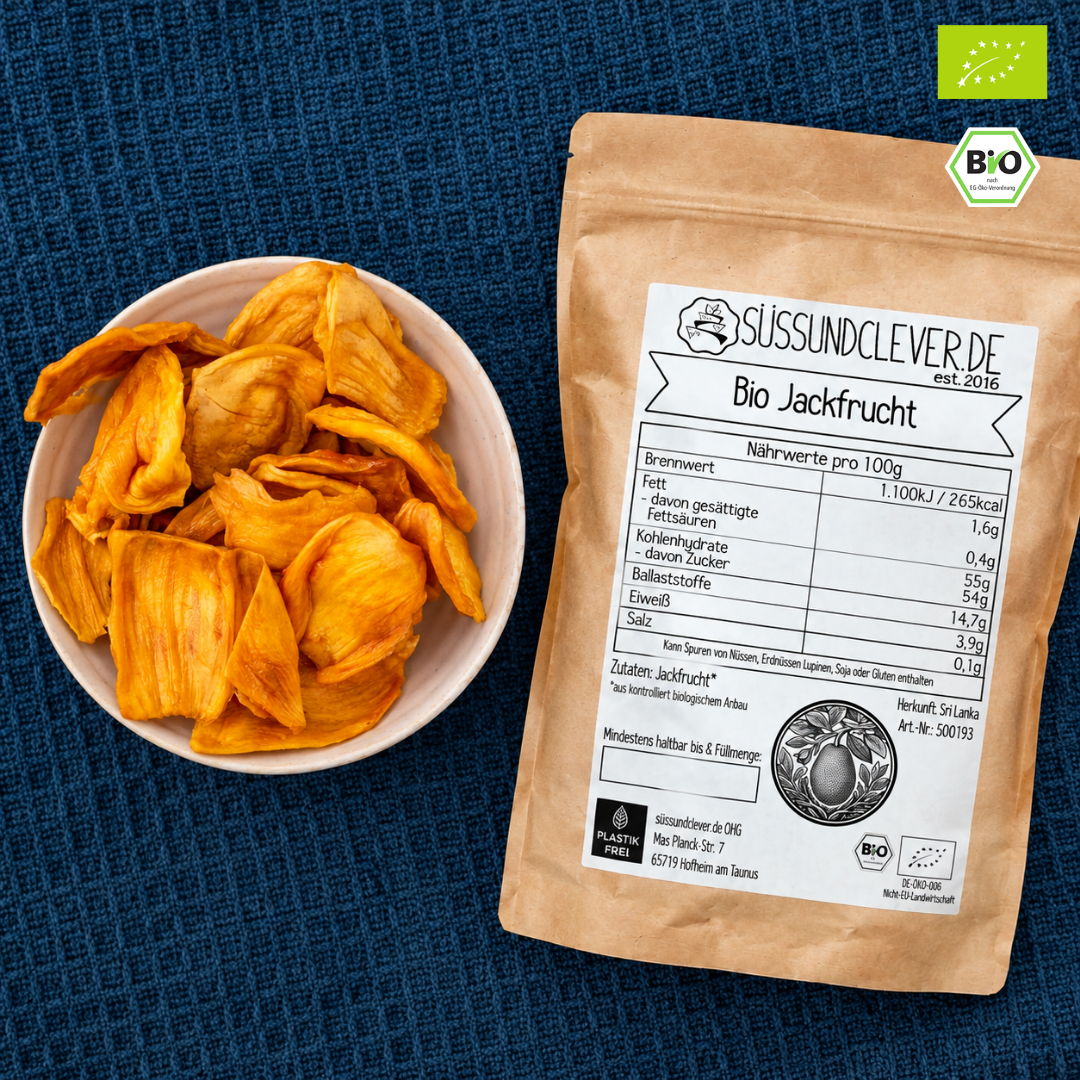 Bio Jackfrucht getrocknet | Jackobst | Jackfruit | exotisch & fruchtig