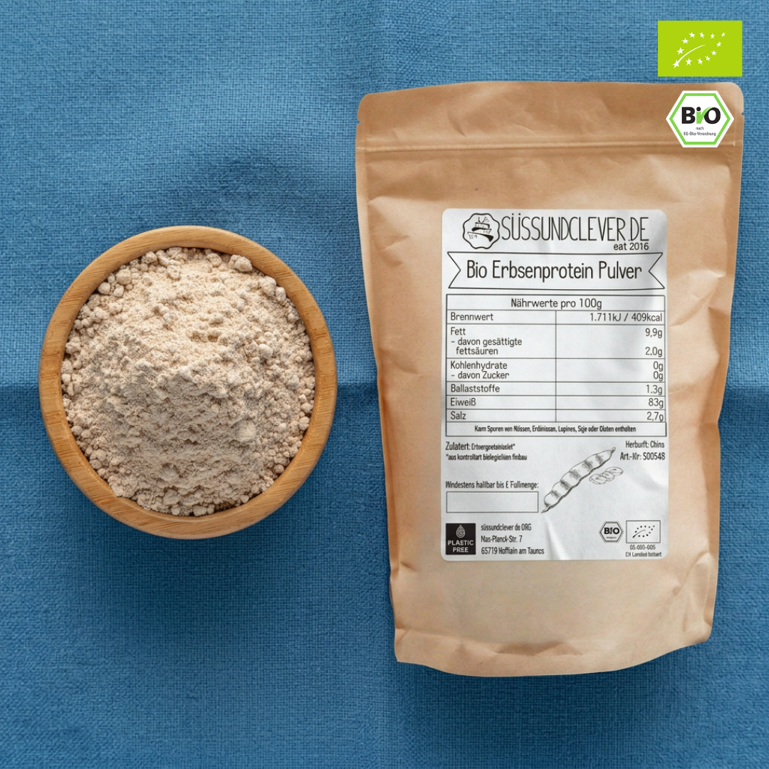 Bio Erbsenproteinpulver | Isolat | 82% Protein