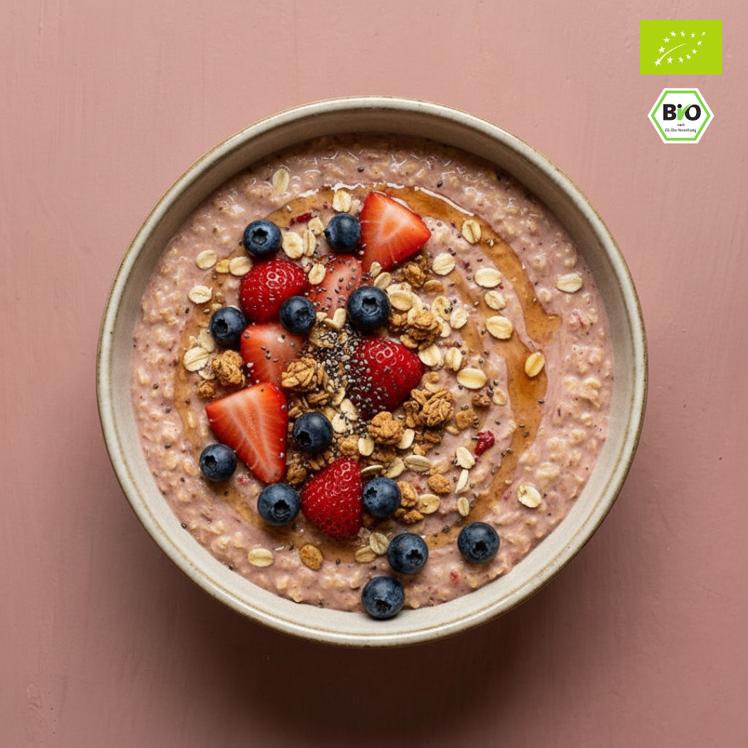 Bio Smoothie Bowl | "Protein Strawberry-Cream" | 42% Protein | Fertigmischung