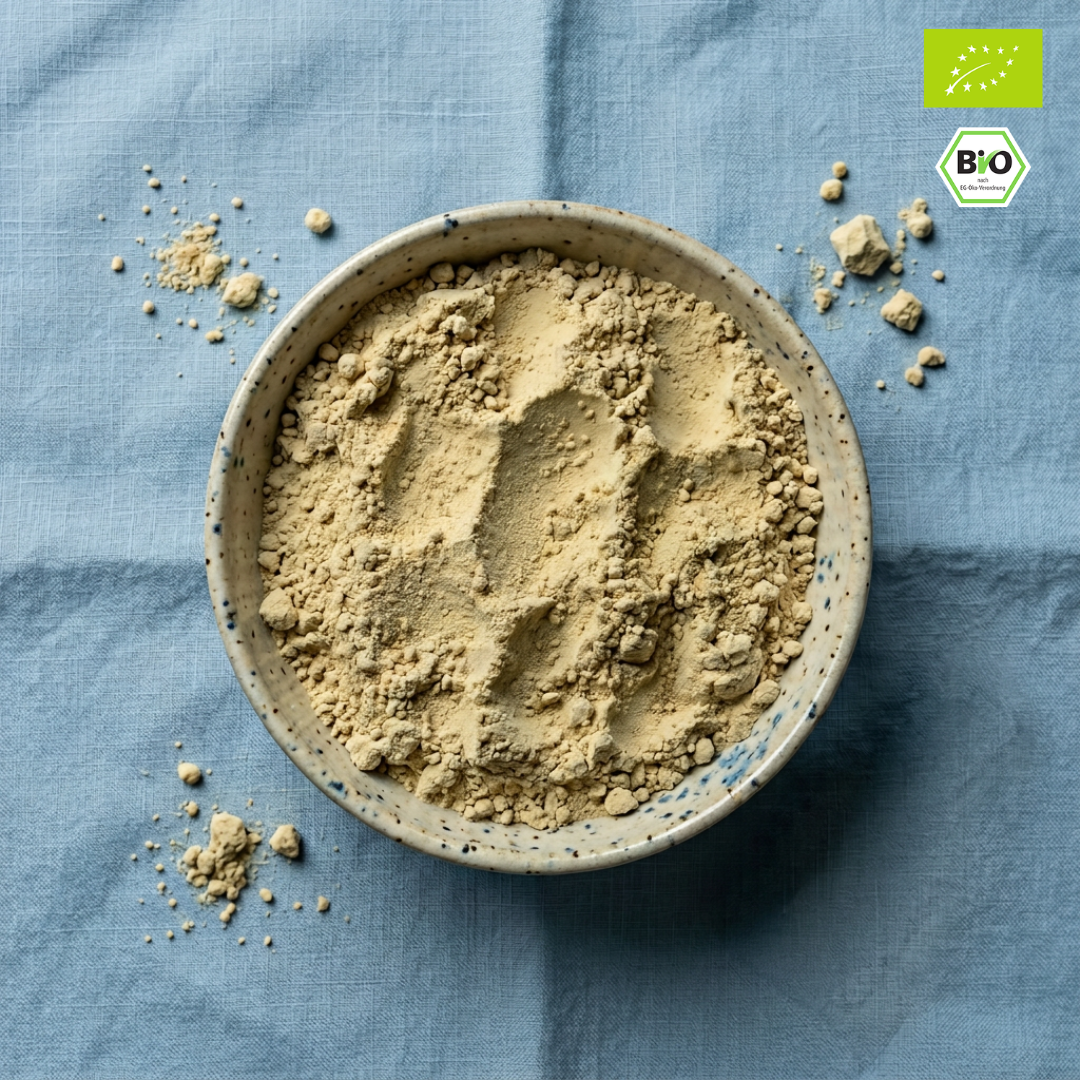 Bio "4-Kraft" Proteinpulver-Mix | Reis-, Erbse-, Hanf- & Kürbiskernprotein | vegan & 75% Protein