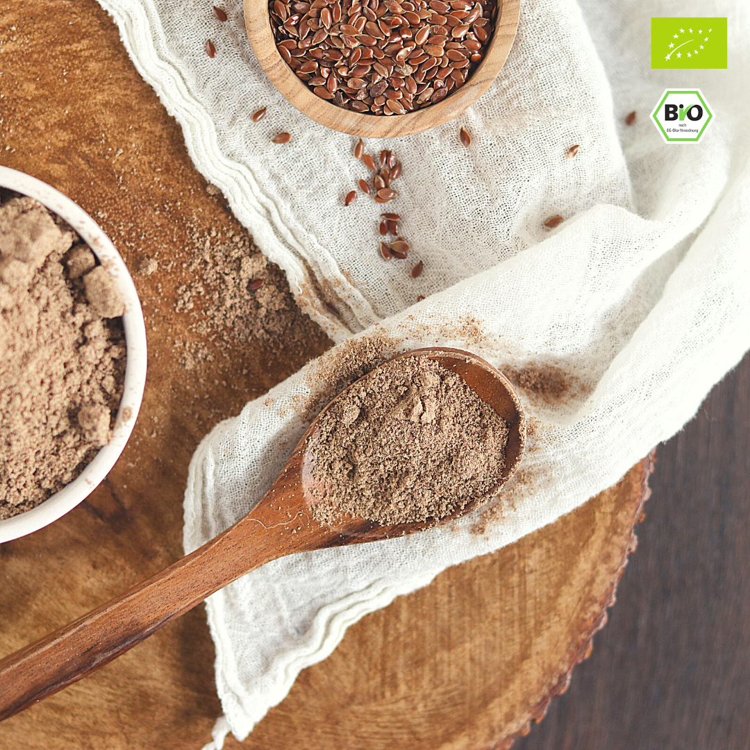 Bio Leinprotein Pulver | aus Österreich | 35 % pflanzliches Eiweiß