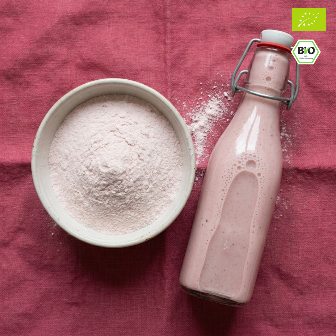 Bio Haferdrinkpulver | Himbeere mit Dattelsüße | vegan