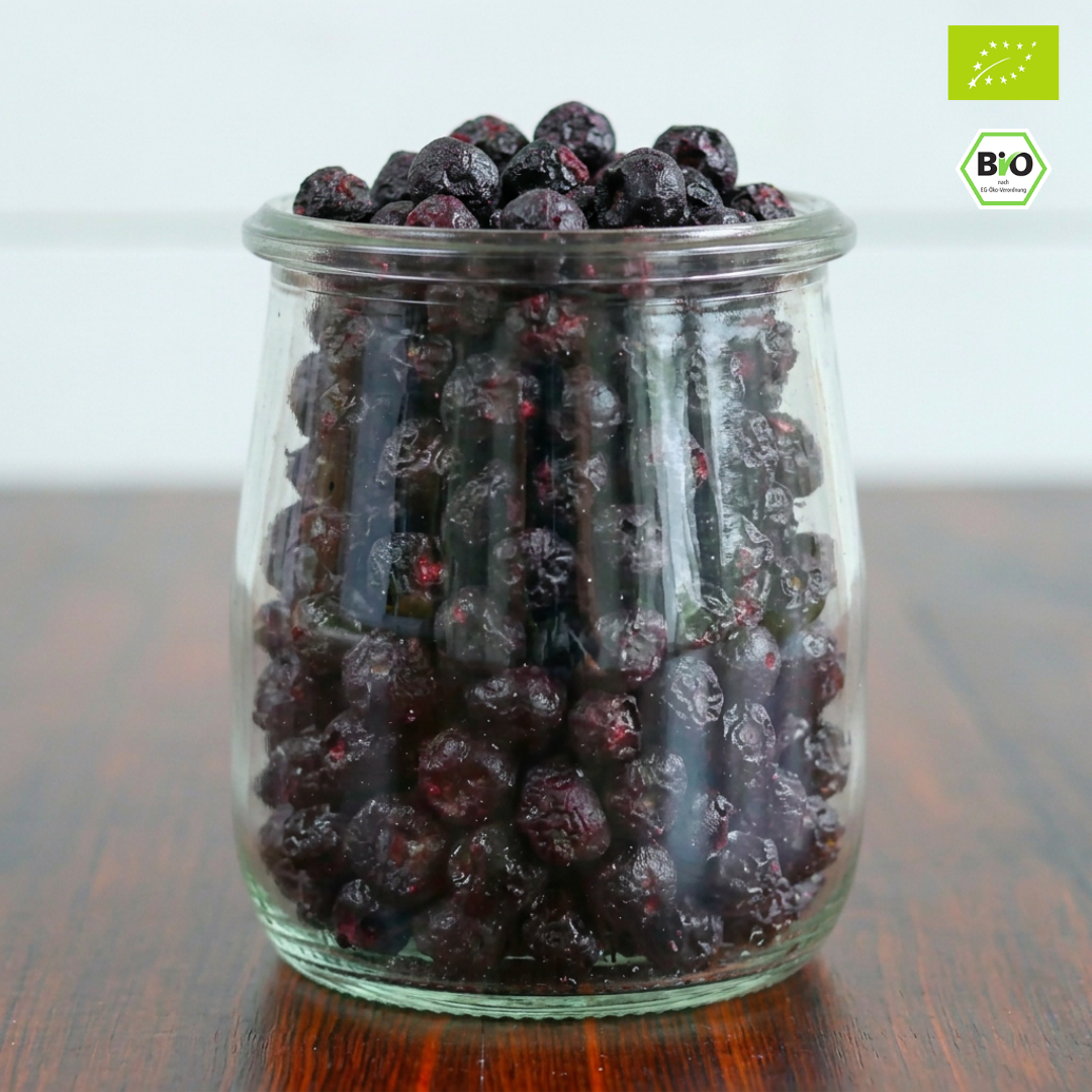 Bio Blaubeeren | wild | ganze Beeren | gefriergetrocknet